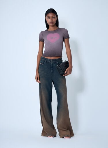 T-Ele T-Shirt Diesel T-Ele T-Shirt Brown dsl0261002