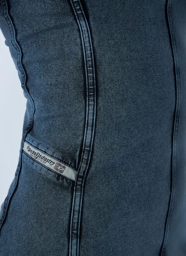 Diesel Dカップスリーブドレス  デニム dsl0261009