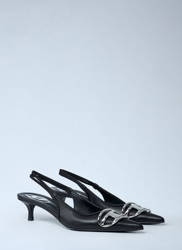 Diesel D-Venus Slingback Heels Black dsl0261029