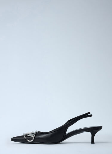 Diesel D-Venus Slingback Heels Black dsl0261029