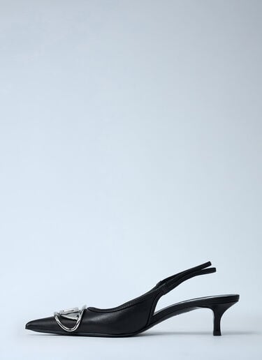 D-Venus Slingback Heels Diesel D-Venus Slingback Heels Black dsl0261029