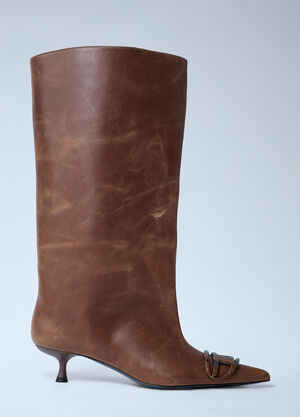 Diesel D-Venus 40 Tube Boots Brown dsl0262012