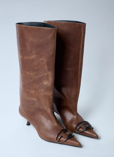 Diesel D-Venus 40 Tube Boots Brown dsl0262012