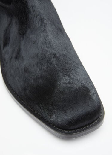 马毛革靴子 Dries Van Noten 马毛革靴子 黑 dvn0154028