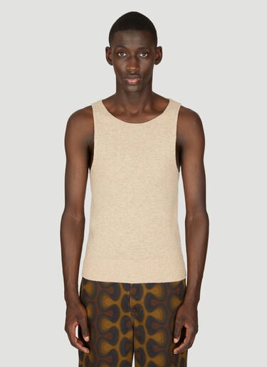 Merino Singlet Dries Van Noten Merino Singlet Beige dvn0156026