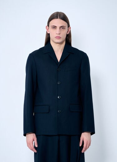 Bays Jacket Dries Van Noten Bays Jacket Navy dvn0158007