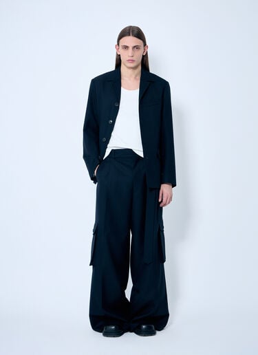Bays Jacket Dries Van Noten Bays Jacket Navy dvn0158007