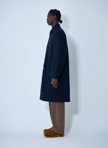 Wool-Blend Coat Dries Van Noten Wool-Blend Coat Navy dvn0162001