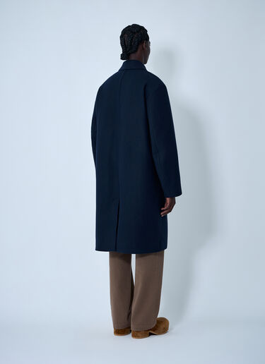 Wool-Blend Coat Dries Van Noten Wool-Blend Coat Navy dvn0162001