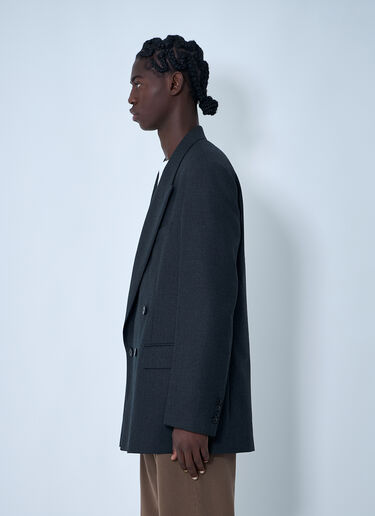 Double-Breasted Blazer Dries Van Noten Double-Breasted Blazer Dark Grey dvn0162006