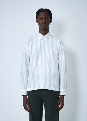 Dries Van Noten Stripe Button-Down Shirt White dvn0162007