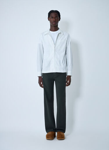 Dries Van Noten Stripe Button-Down Shirt White dvn0162007