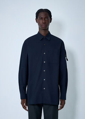 Dries Van Noten Button-Down Shirt Navy dvn0162010