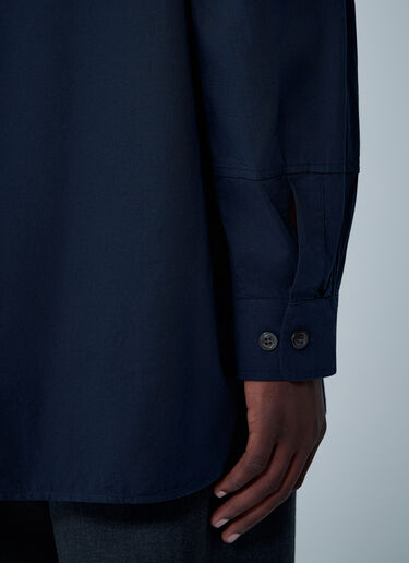 Dries Van Noten Button-Down Shirt Navy dvn0162010