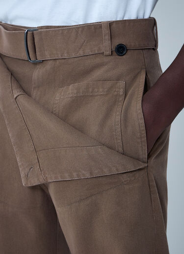 Penny Cotton Pants Dries Van Noten Penny Cotton Pants Brown dvn0162011