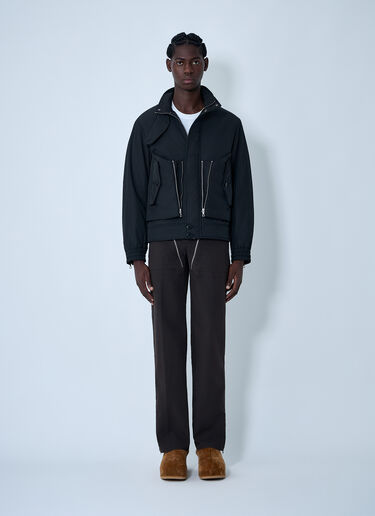 Dries Van Noten Zip Cotton-Twill Pants Brown dvn0162012