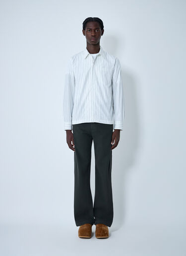 Dries Van Noten Drawstring Cotton Pants Dark Grey dvn0162013