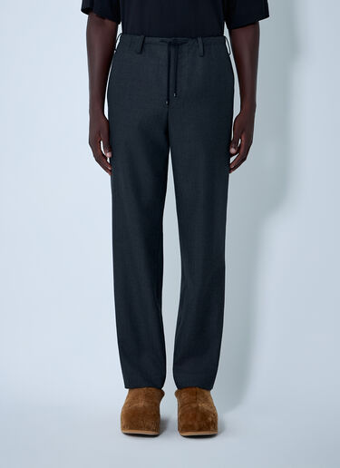 Dries Van Noten Tailored Wool Pants Dark Grey dvn0162016