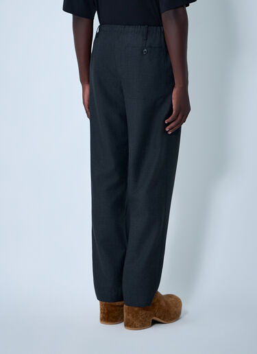 Dries Van Noten Tailored Wool Pants Dark Grey dvn0162016
