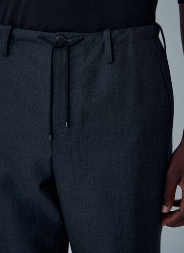Dries Van Noten Tailored Wool Pants Dark Grey dvn0162016