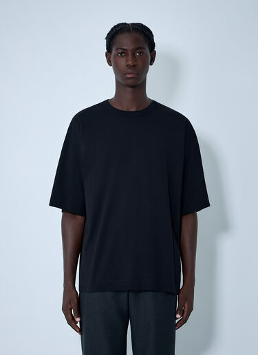 Dries Van Noten Cotton Jersey T-Shirt Black dvn0162019