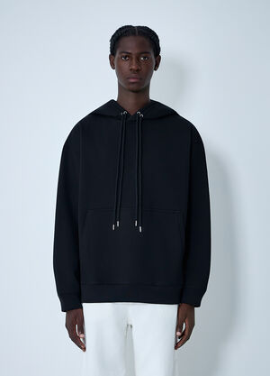 Dries Van Noten Cotton Hooded Sweatshirt Black dvn0162021