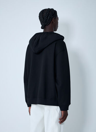 Dries Van Noten Cotton Hooded Sweatshirt Black dvn0162021