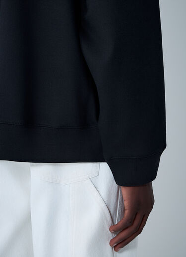 Dries Van Noten Cotton Hooded Sweatshirt Black dvn0162021