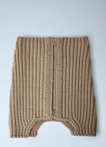 Zip-Up Scarf Dries Van Noten Zip-Up Scarf Beige dvn0162022