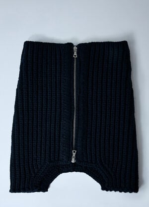 Dries Van Noten Zip-Up Scarf Black dvn0162023