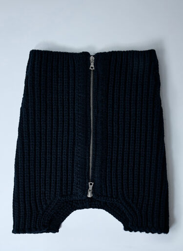 Zip-Up Scarf Dries Van Noten Zip-Up Scarf Black dvn0162023