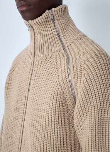 Knit Cardigan Dries Van Noten Knit Cardigan Beige dvn0162024