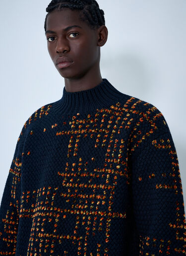 Wool-Blend Sweater Dries Van Noten Wool-Blend Sweater Black dvn0162026