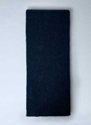 Dries Van Noten Knit Scarf Navy dvn0162027