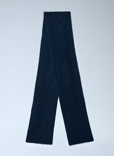Dries Van Noten Knit Scarf Navy dvn0162027