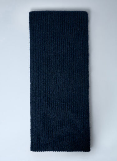Dries Van Noten Knit Scarf Navy dvn0162027