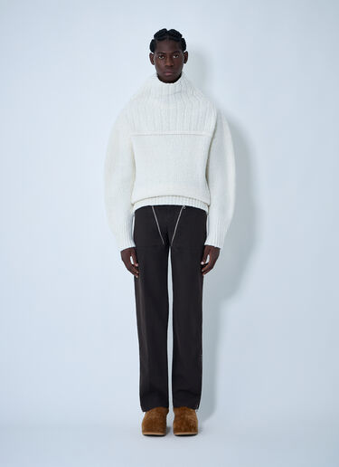 Wool Sweater Dries Van Noten Wool Sweater White dvn0162028
