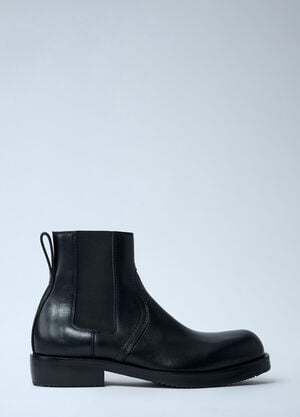 Dries Van Noten Leather Boots Black dvn0162033