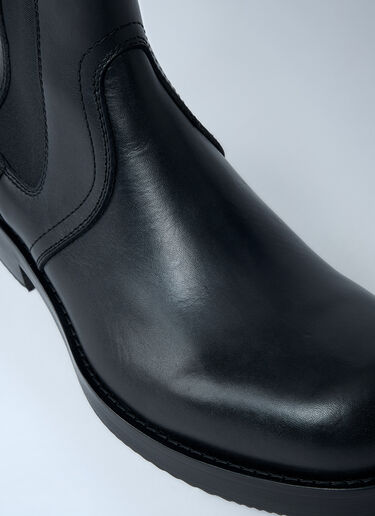 Leather Boots Dries Van Noten Leather Boots Black dvn0162033