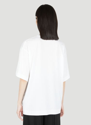 Oversized Cotton T-Shirt Dries Van Noten Oversized Cotton T-Shirt White dvn0254020