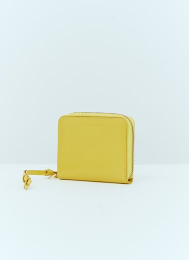 Dries Van Noten 全拉链皮革钱包 黄色 dvn0254053