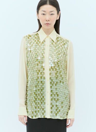 亮片衬衫 Dries Van Noten 亮片衬衫 黄色 dvn0256031