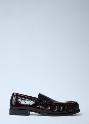 Dries Van Noten Patent Leather Loafers Dark Brown dvn0261004