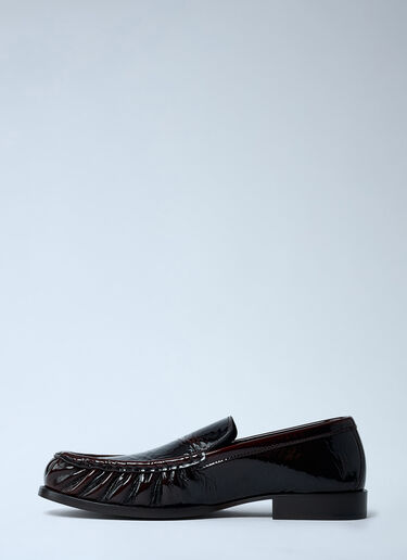 Patent Leather Loafers Dries Van Noten Patent Leather Loafers Dark Brown dvn0261004