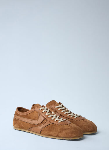 Suede Low-Top Sneakers Dries Van Noten Suede Low-Top Sneakers Tan dvn0261006