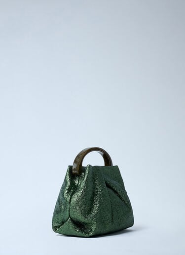 Metallic Handbag Dries Van Noten Metallic Handbag Green dvn0261007