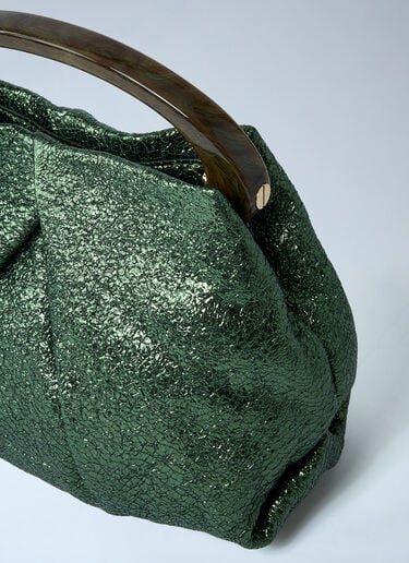 Metallic Handbag Dries Van Noten Metallic Handbag Green dvn0261007