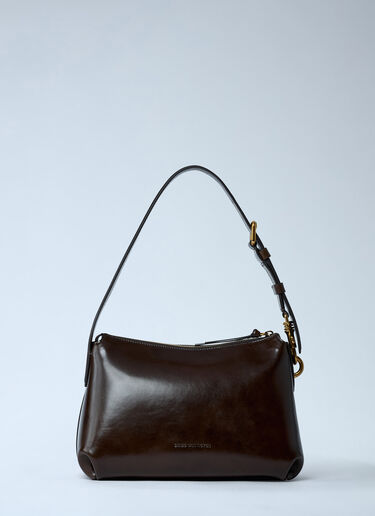 Leather Shoulder Bag Dries Van Noten Leather Shoulder Bag Dark Brown dvn0261009