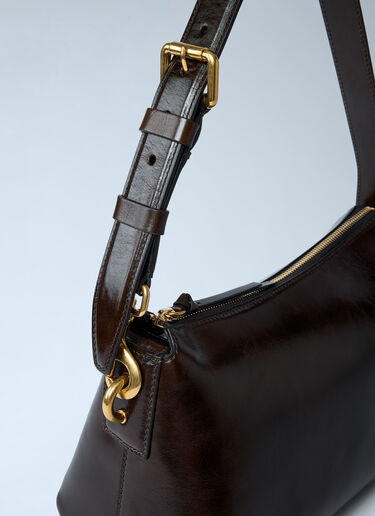 Leather Shoulder Bag Dries Van Noten Leather Shoulder Bag Dark Brown dvn0261009