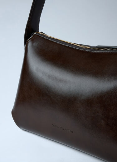Leather Shoulder Bag Dries Van Noten Leather Shoulder Bag Dark Brown dvn0261009